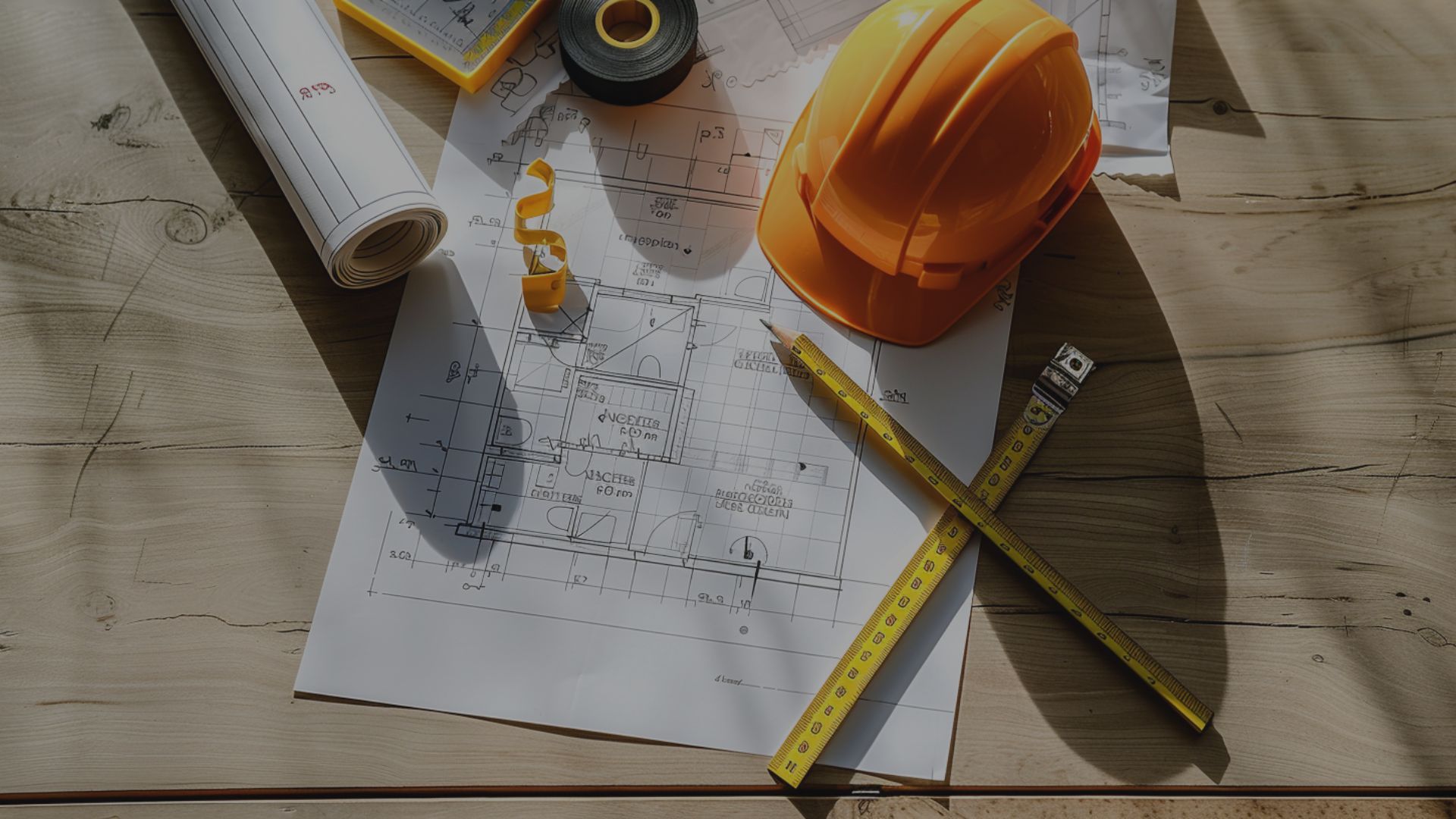 Blueprints flatlay